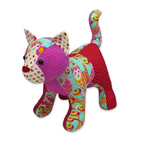 Funky Friends Factory Patch the Pussycat Soft Toy Sewing Pattern | The ...