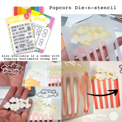 Waffle Flower Popcorn Combo
