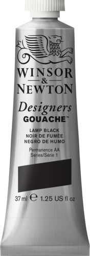 Winsor & Newton Designers Gouache Jet Black 14ml