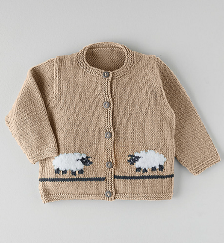 Sirdar Sheep Cardigan - Knitting Kit / Pattern