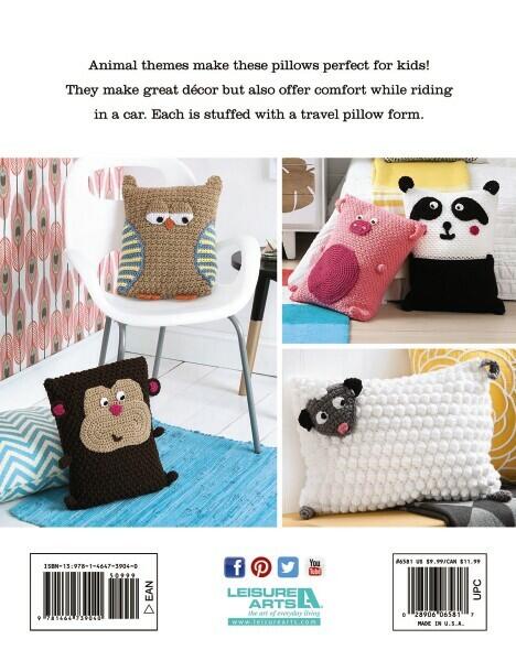 Leisure Arts Kid'S Animal Pillows