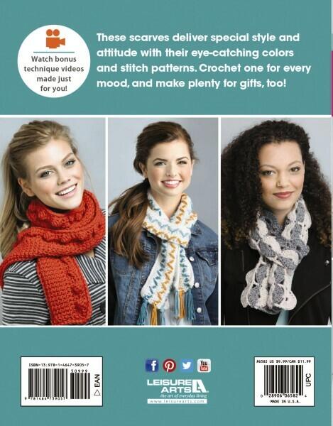 Leisure Arts Sassy Scarves