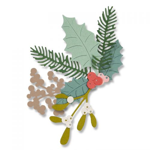 Sizzix Thinlits Die Set 8PK - Winter Foliage