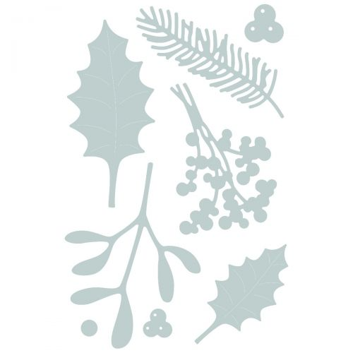 Sizzix Thinlits Die Set 8PK - Winter Foliage