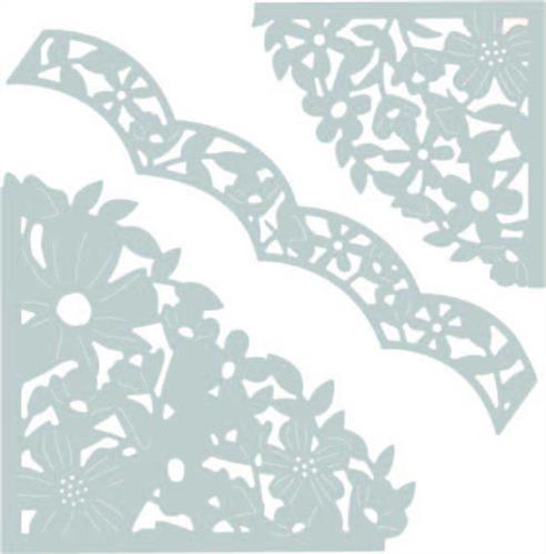 Sizzix Thinlits Die - Decorative Corners