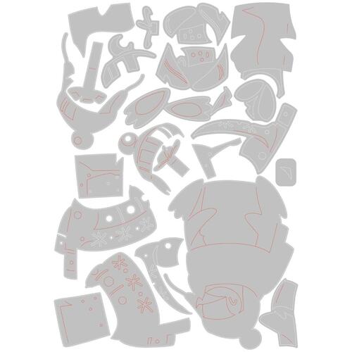 Sizzix Tim Holtz Die Set 22PK - Eugene, Colorize