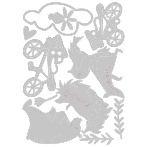 Sizzix  Thinlits Dies Joy Riders 11pk