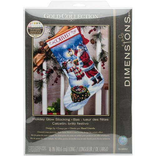 Dimensions Counted Cross Stitch Stocking Kit - Stack of Critters