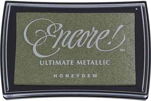ARTOZ Encore! Ultimate Metallic 137607-20 Champagne - Timbro A Coperchio Trasparente, Cuscino 75x45mm, Per Goffratura