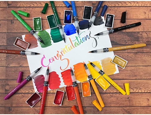 KURETAKE Cambio Tambien Brush Pen Set 2