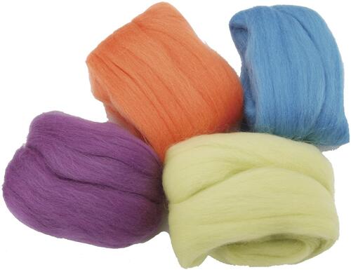 Clover Natural Wool Roving