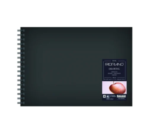 Fabriano Drawing Book, Spiral Landscape 160gsm 60sheets