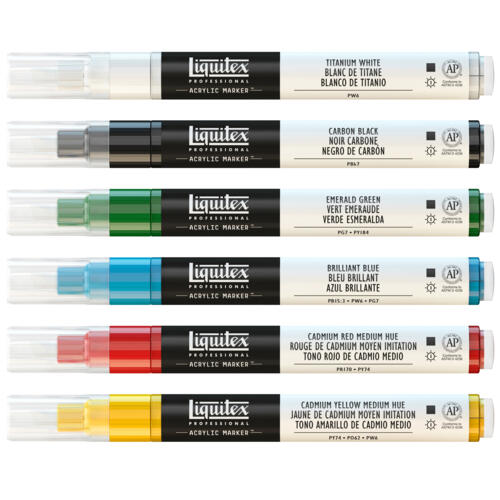 Liquitex Acrylic Marker Set/6 Classic