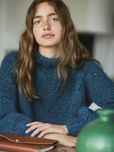 Sandhurst Knitting Pattern Sandnes Garn Knitting Pattern - Poppy Sweater | The Ribbon Rose