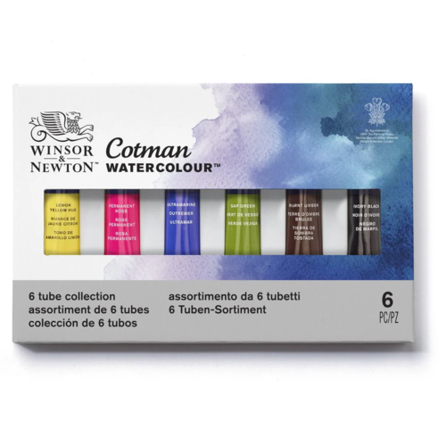 Winsor & Newton Cotman Watercolour - 6 Tube Set