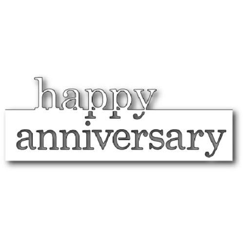Memory Box  Grand Happy Anniversary - Dies