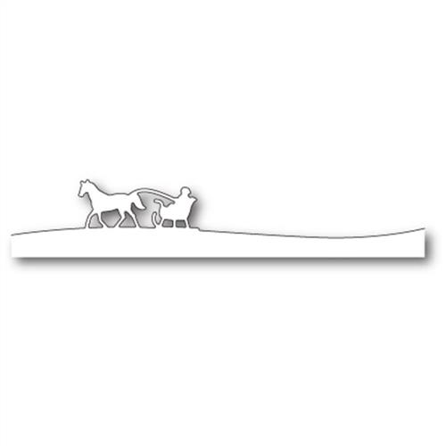Memory Box  Dies - Horse Sleigh Landscape