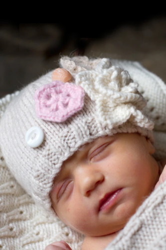 Lisa F BC30 -  Winter Garden Hat - Knitting Pattern