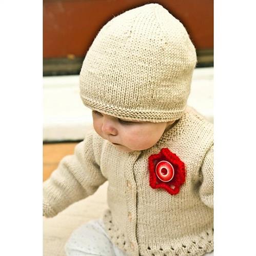 Lisa F Baby Cakes BC40 Indiana Cardi and Hat - Knitting Pattern / Kit