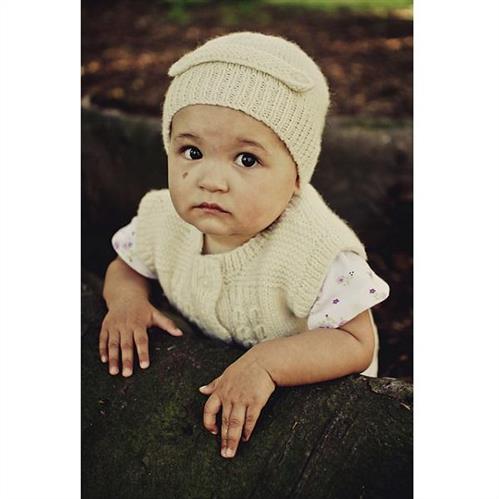 Lisa F Baby Cakes BC54 Aubery Vest and Hat - Knitting Pattern / Kit