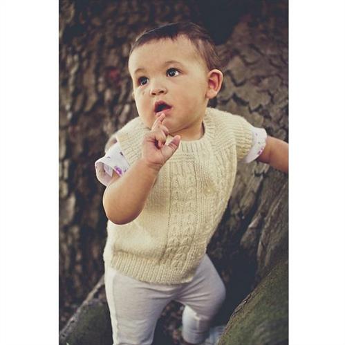 Lisa F Baby Cakes BC54 Aubery Vest and Hat - Knitting Pattern / Kit