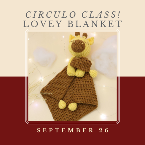 Circulo Amigurumi Lovely Blanket CLASS KIT The Ribbon Rose