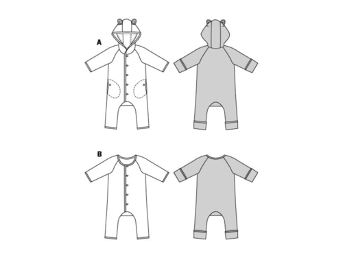 Burda Style Sewing Pattern 9235 Babies' Jumpsuit