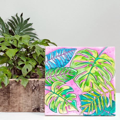Faber-Castell Creative Studio-Paint by number- Tropical