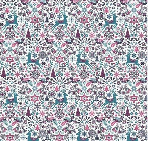 Liberty Woodland Christmas - Woodland Christmas Blue
