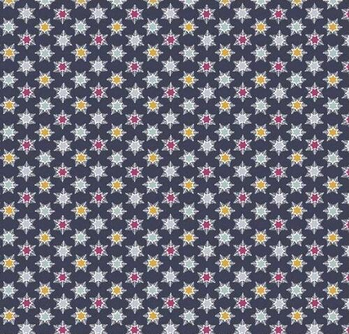 Liberty Woodland Christmas - Forest Star Blue