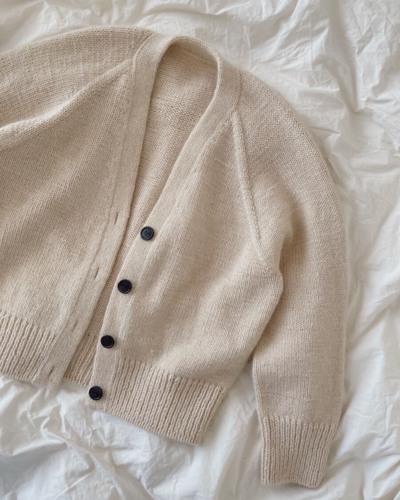 Petite Knit Champagne Cardigan - Knitting Pattern / Kit