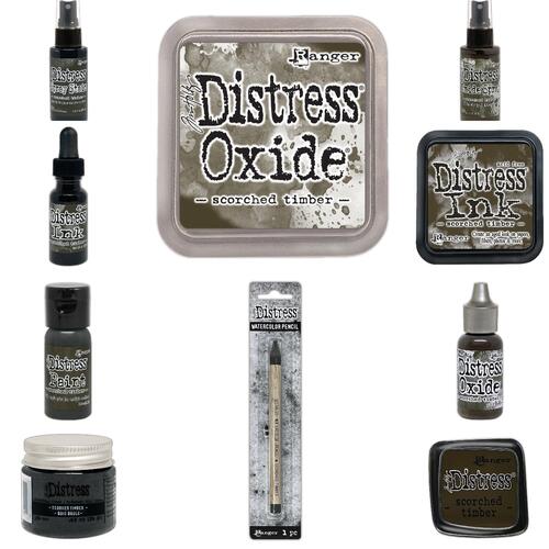 Tim Holtz Distress 2024 New Color Set - Scorched Timber (January 2024) 