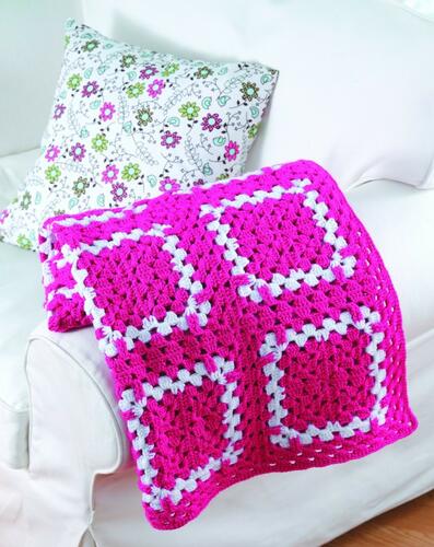 Leisure Arts Square By Square Granny Afghans