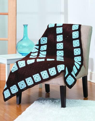 Leisure Arts Square By Square Granny Afghans