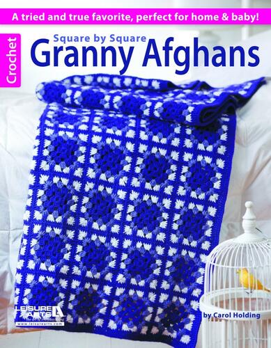 Leisure Arts Square By Square Granny Afghans