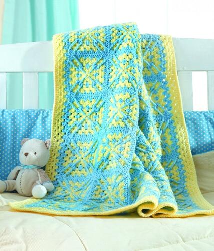 Leisure Arts Square By Square Granny Afghans