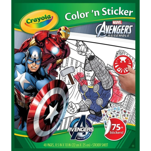 Crayola Color & Sticker Marvel Avengers | The Ribbon Rose
