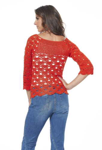 Circulo Crochet Pattern/Kit - Crimson Top