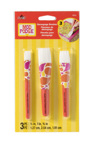 Mod Podge Brush Set, Small, Multicolor, 2 Count