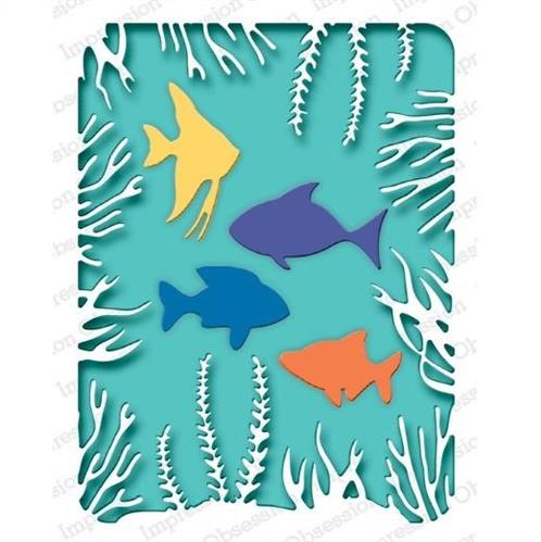 Impression Obsession  Dies - Sea Life Frame