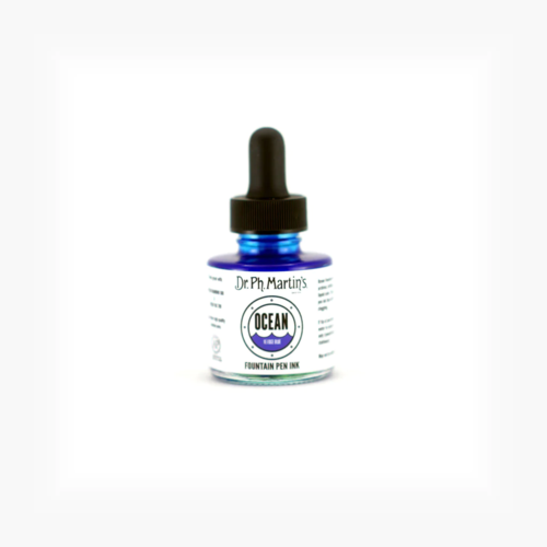 Dr. Ph. Martin's Ocean Fountain Pen Ink, Bottles - 1.0 oz