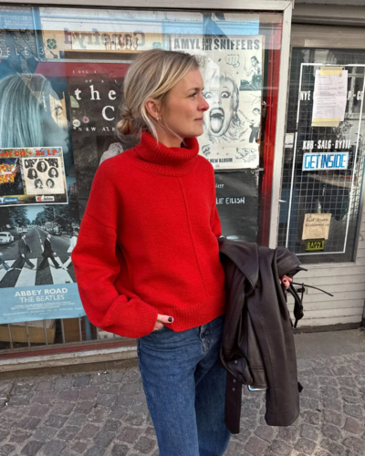 Petite Knit Scarlet Sweater - Knitting Pattern / Kit