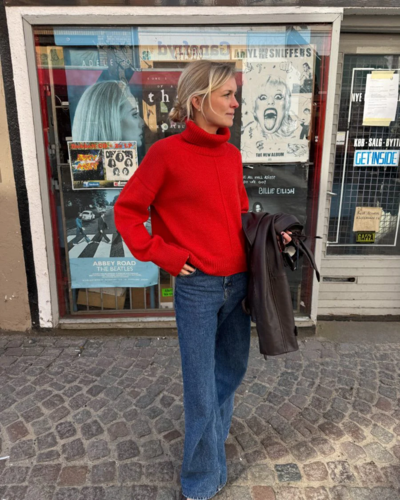 Petite Knit Scarlet Sweater - Knitting Pattern / Kit