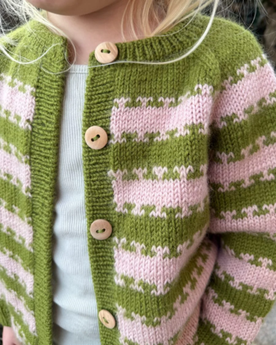 Petite Knit Key Cardigan Junior - Knitting Pattern / Kit