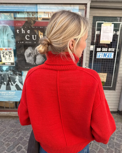 Petite Knit Scarlet Sweater - Knitting Pattern / Kit