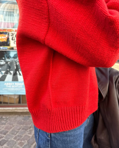 Petite Knit Scarlet Sweater - Knitting Pattern / Kit