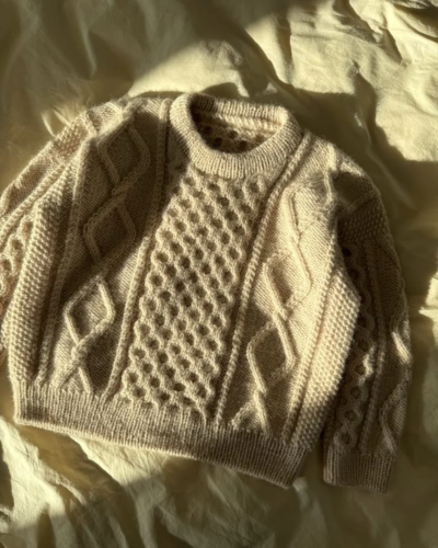 Petite Knit Dagmar Sweater Junior - Knitting Pattern / Kit