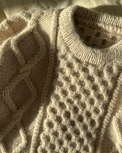 Petite Knit Dagmar Sweater Junior - Knitting Pattern / Kit