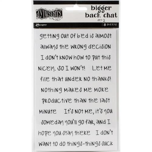 Ranger Ink Dylusions - Bigger Back Chat Stickers