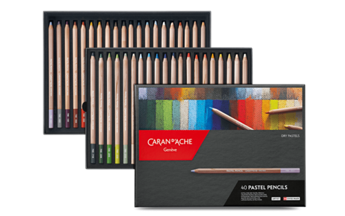 Caran d'Ache Pastel Pencils Set of 40
